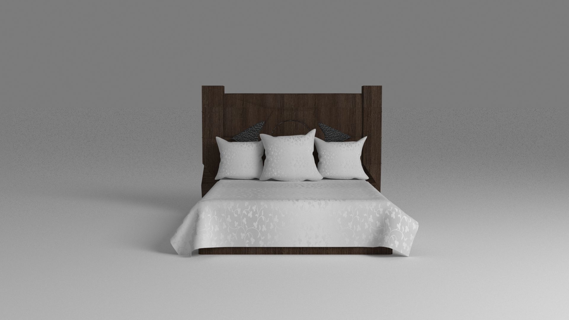 bed for interior  3D model_1