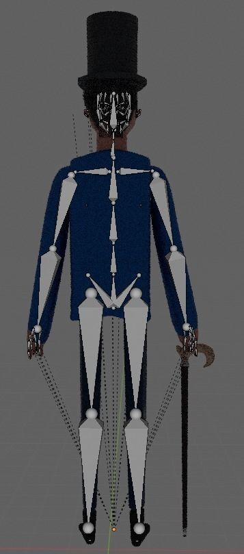 character man with skeleton 3D model_5
