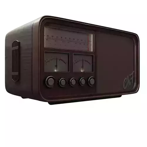 Old Radio 3D model