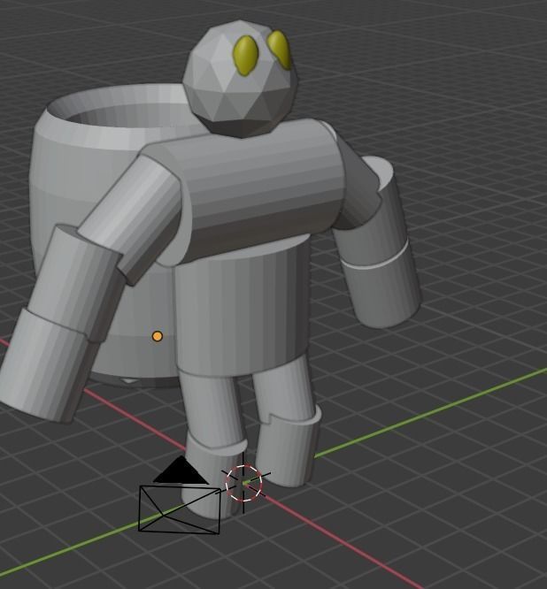 Stone golem Free 3D model_2