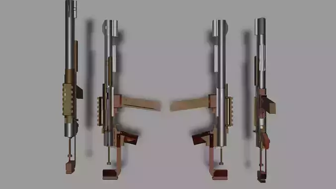 Stylized Submachine Gun