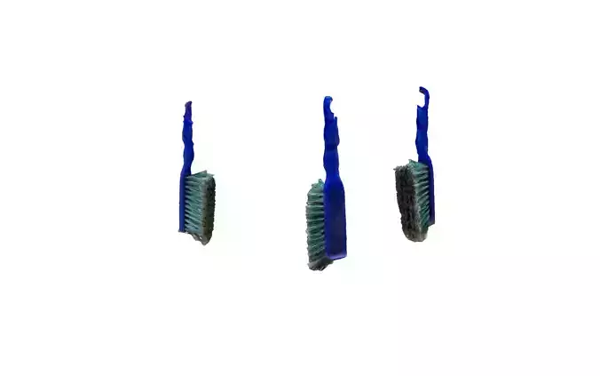 small broken dirty broom