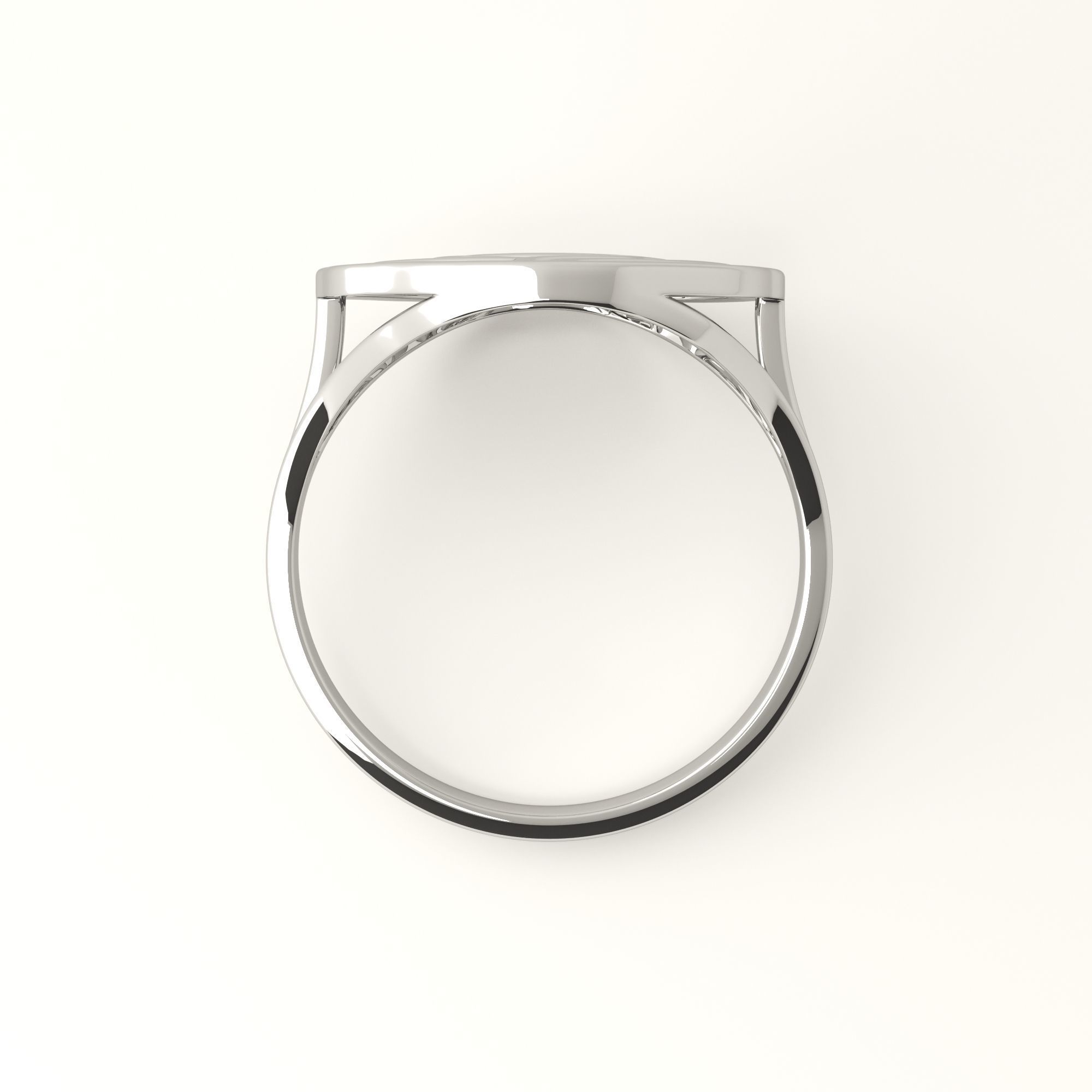 Rose ring 3D print model_15