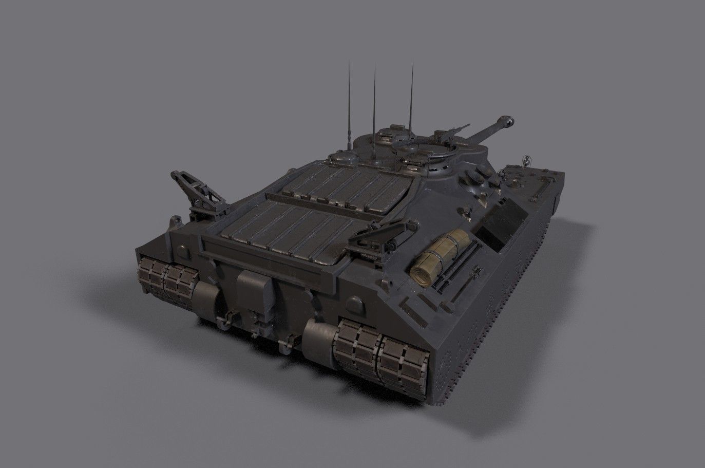 t25 t95 tank low-poly Low-poly 3D model_13