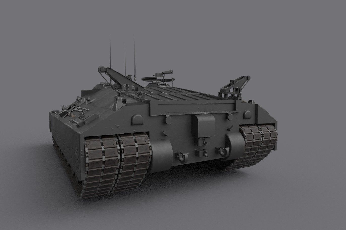 t25 t95 tank low-poly Low-poly 3D model_22