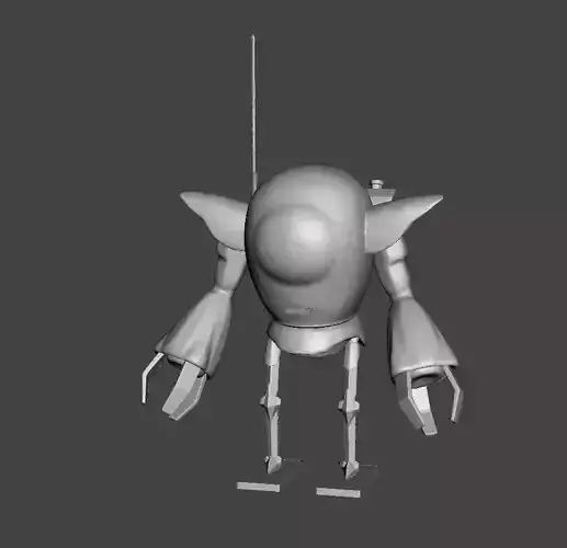 Red Ribbon Robot 2 3D Model