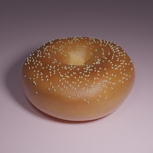 Sesame Bagel 3D model