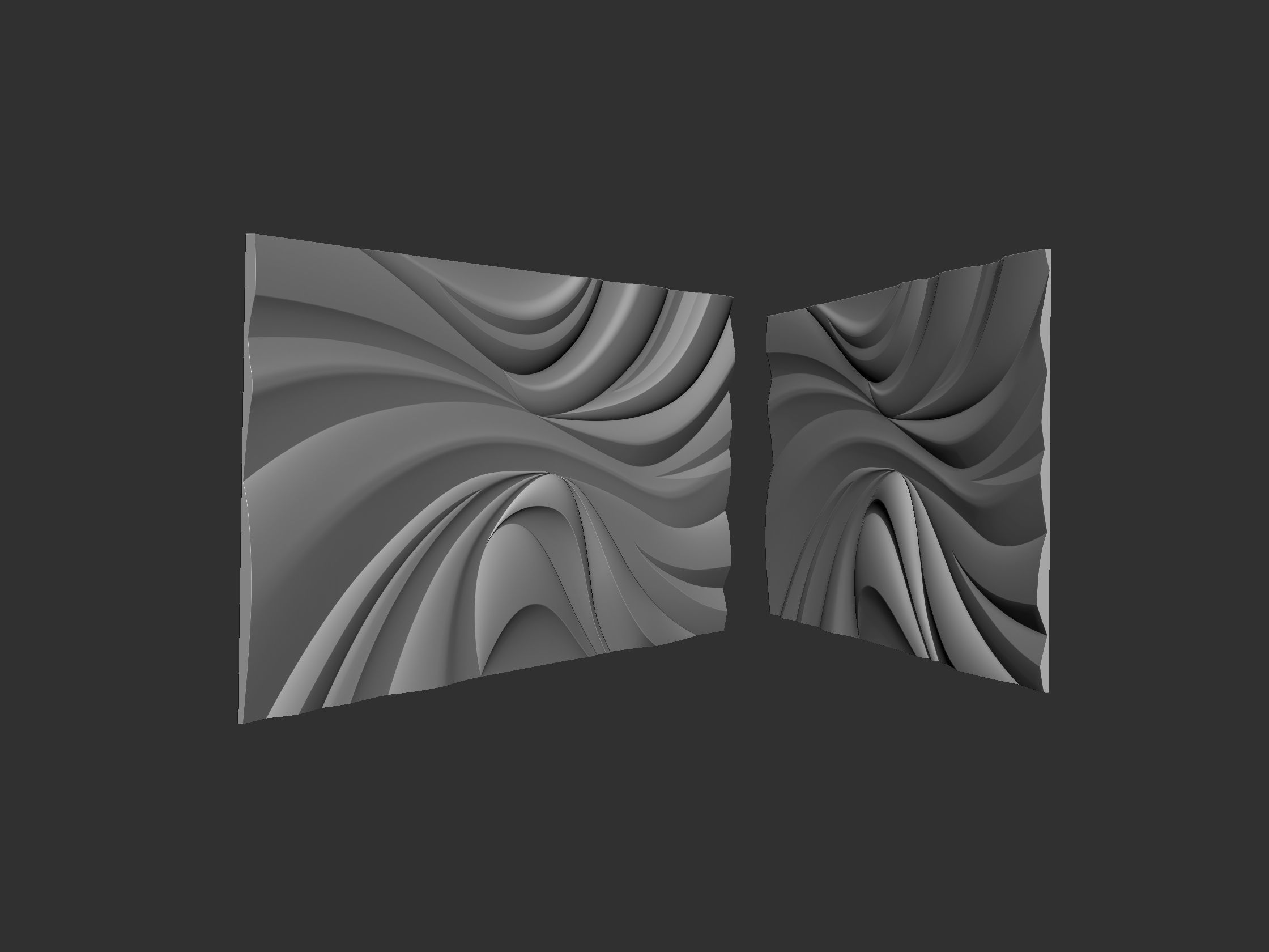 Decorative  Wall Panel 3D print model_3
