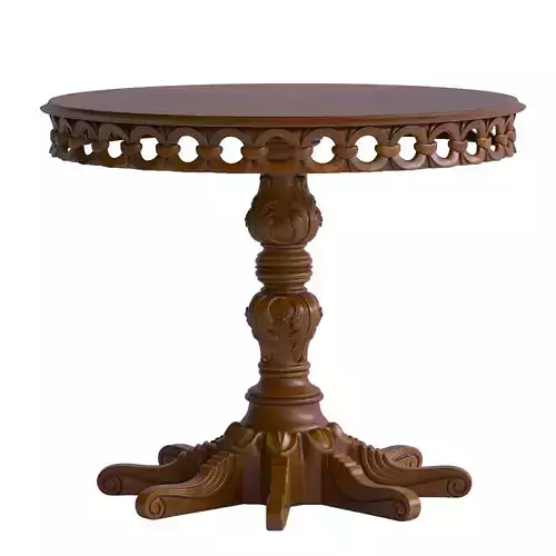 Carved table 3
