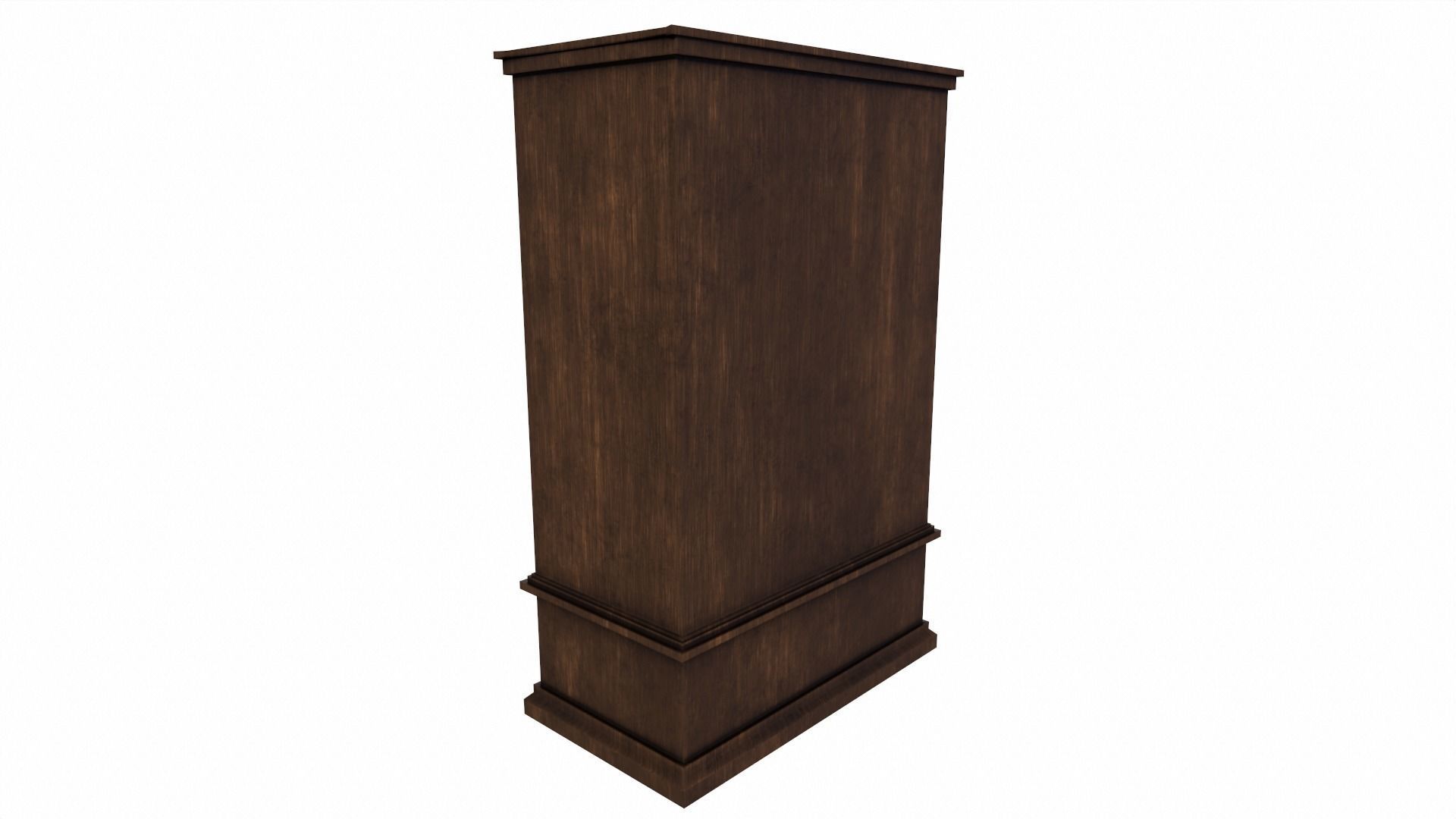 Cabinet V2 Low-poly 3D model_3