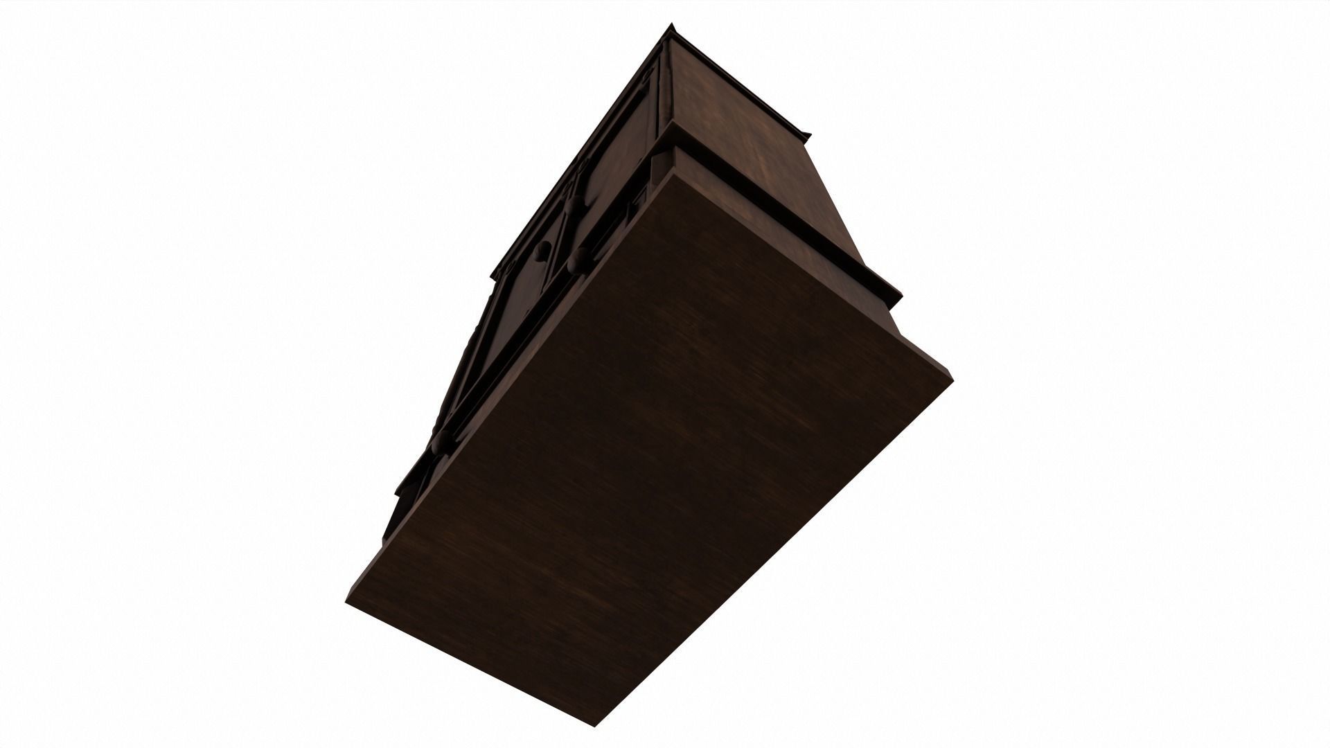 Cabinet V2 Low-poly 3D model_6