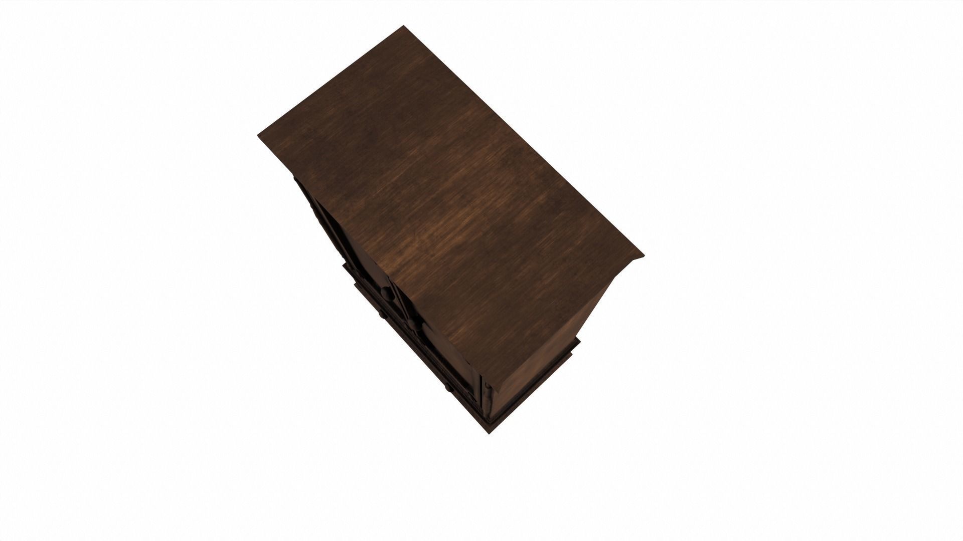 Cabinet V2 Low-poly 3D model_5