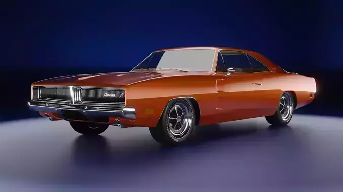 1969 Dodge Charger RT 3D model