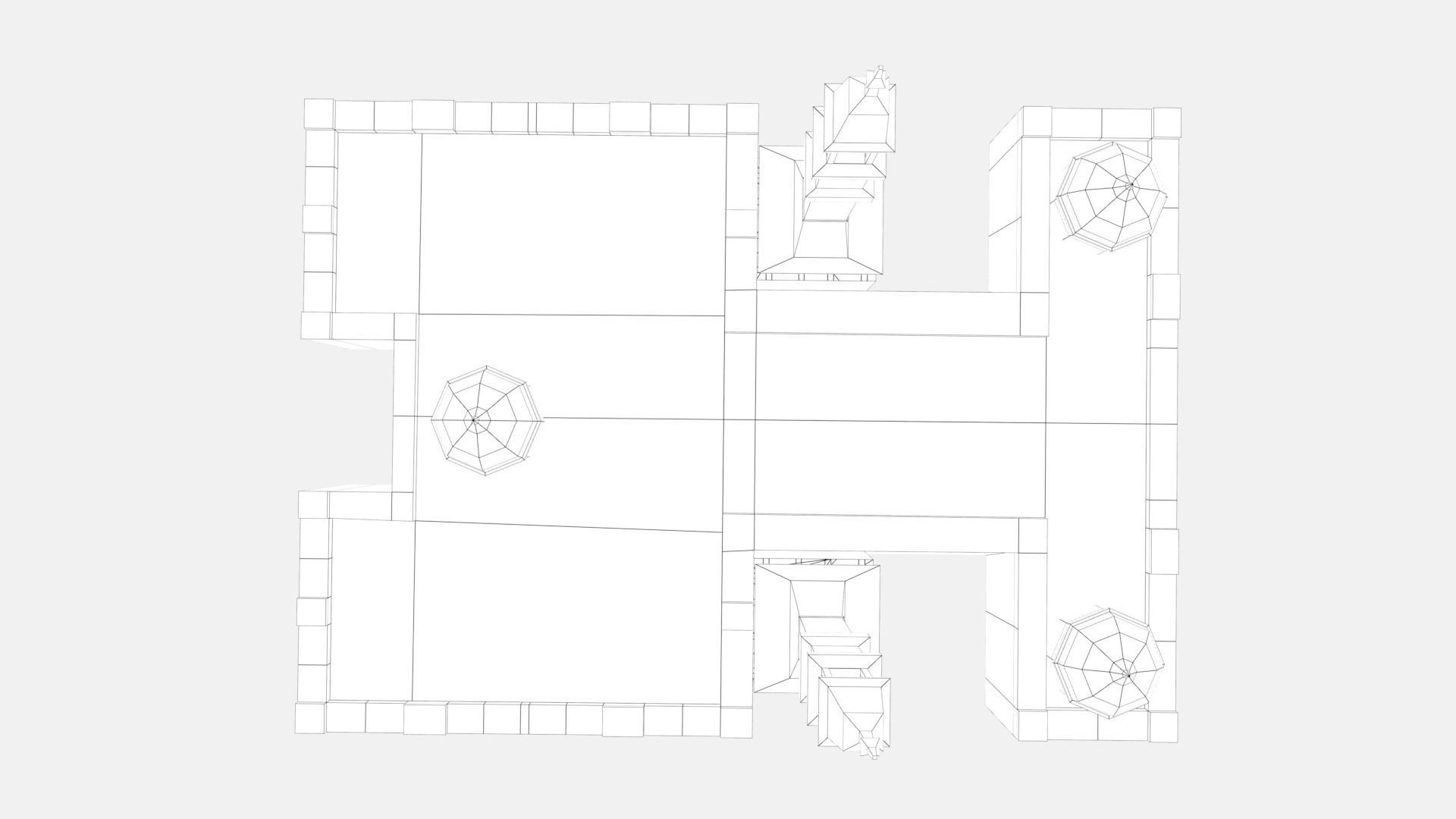 Mosque Low poly 3D Low-poly 3D model_7