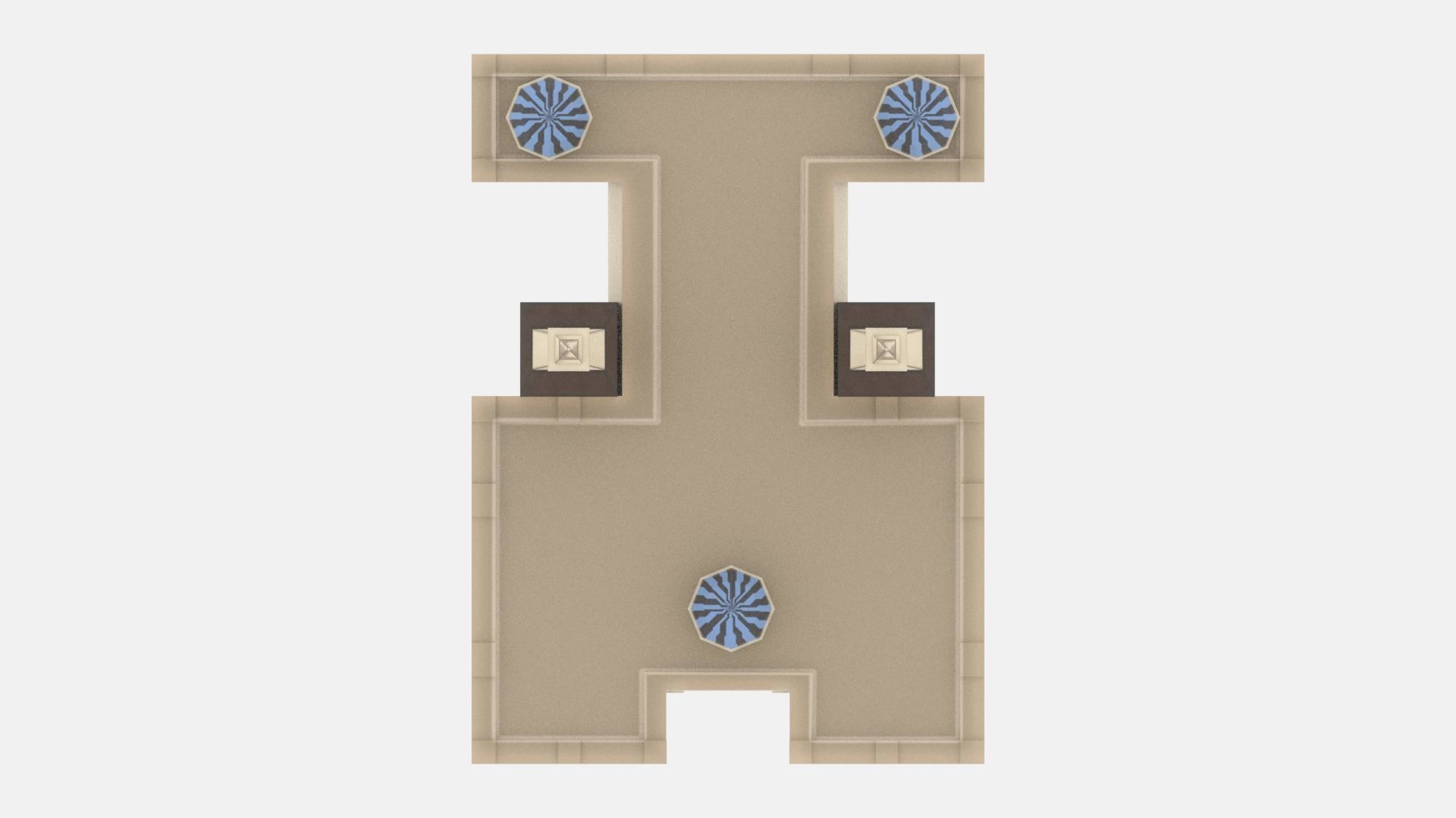 Mosque Low poly 3D Low-poly 3D model_6