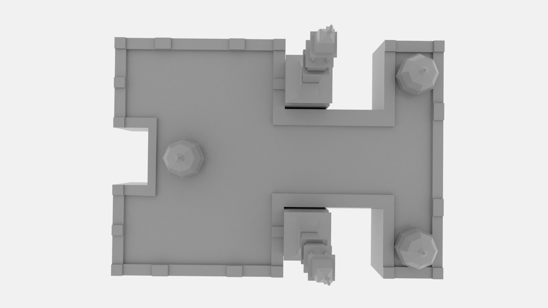 Mosque Low poly 3D Low-poly 3D model_12