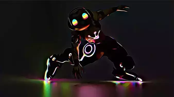 Custom Lucio skin RGB overwatch 3D model