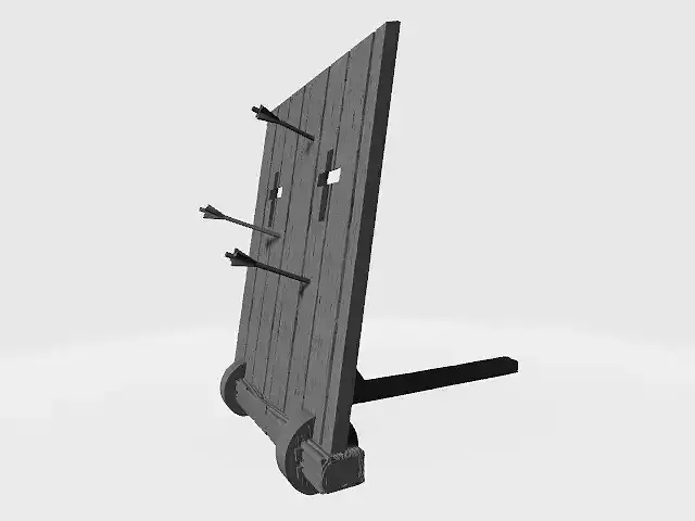 Medieval Siege Protection single pole and arrows