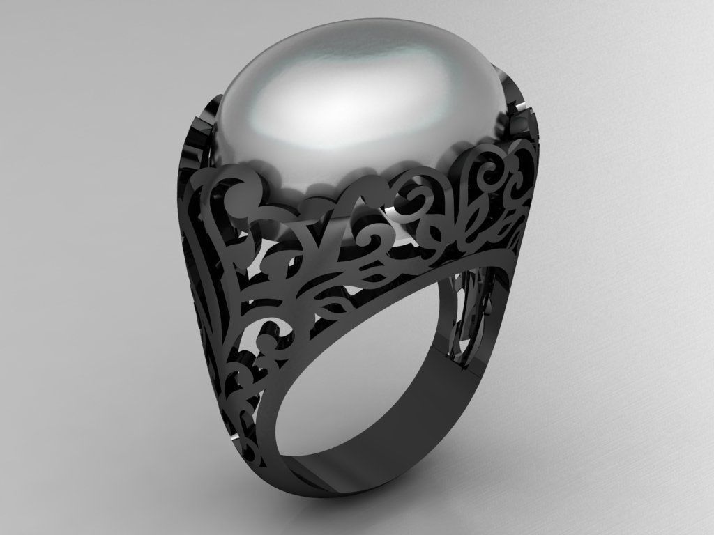 flora ring 08 3D print model_7