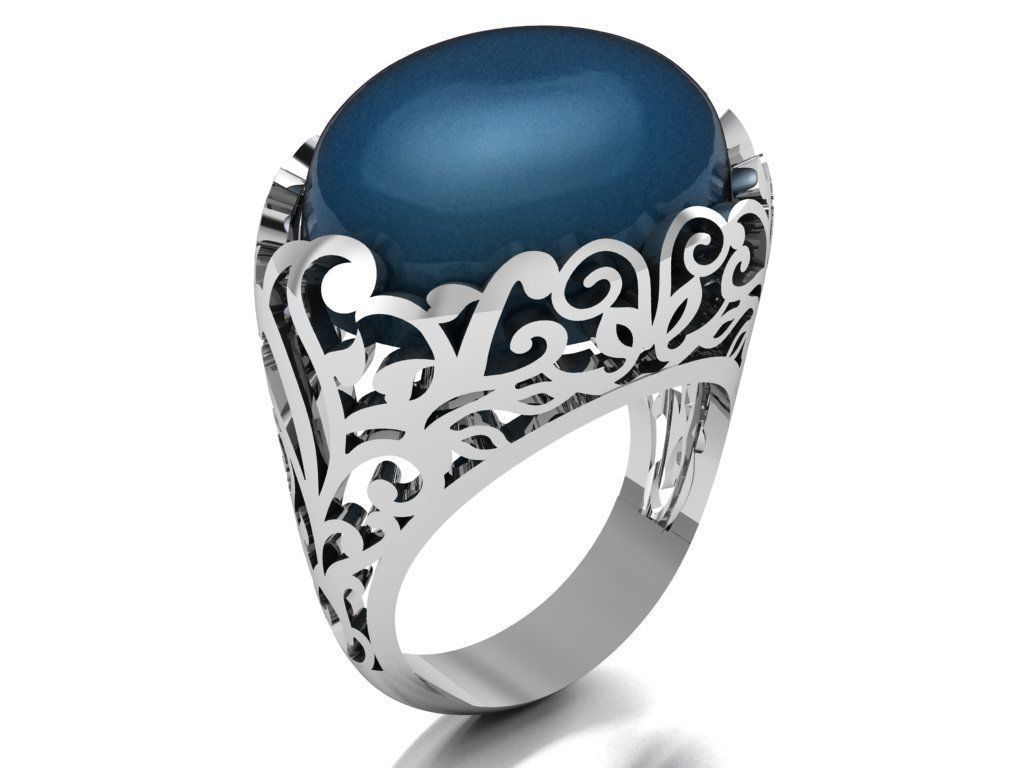 flora ring 08 3D print model_5