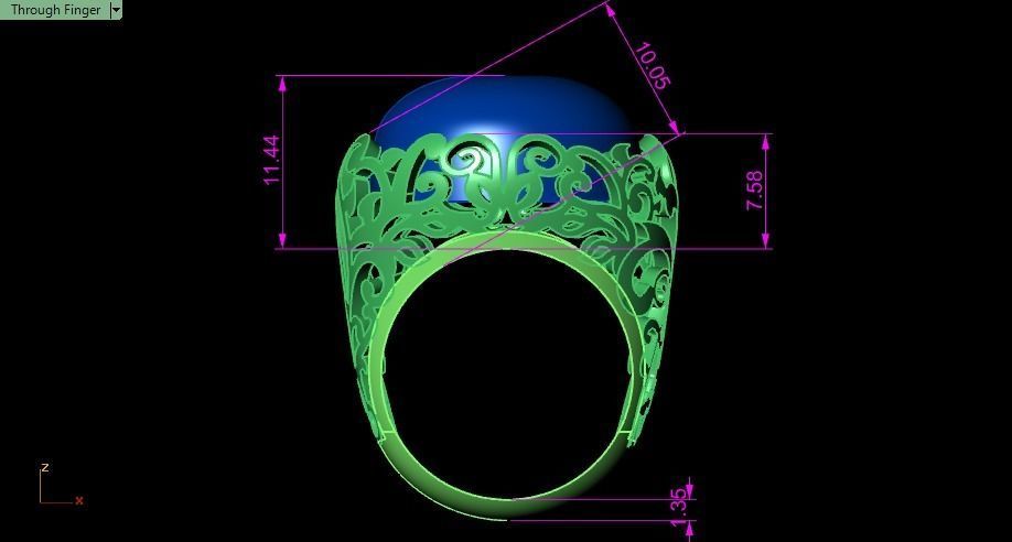 flora ring 08 3D print model_18