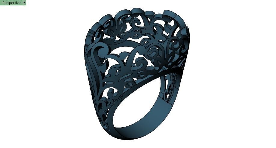flora ring 08 3D print model_12