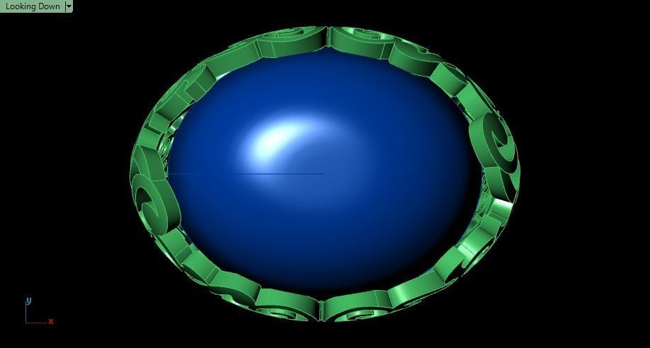 flora ring 08 3D print model_9