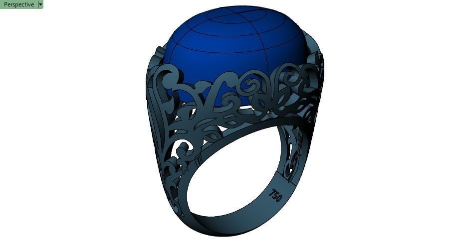 flora ring 08 3D print model_15