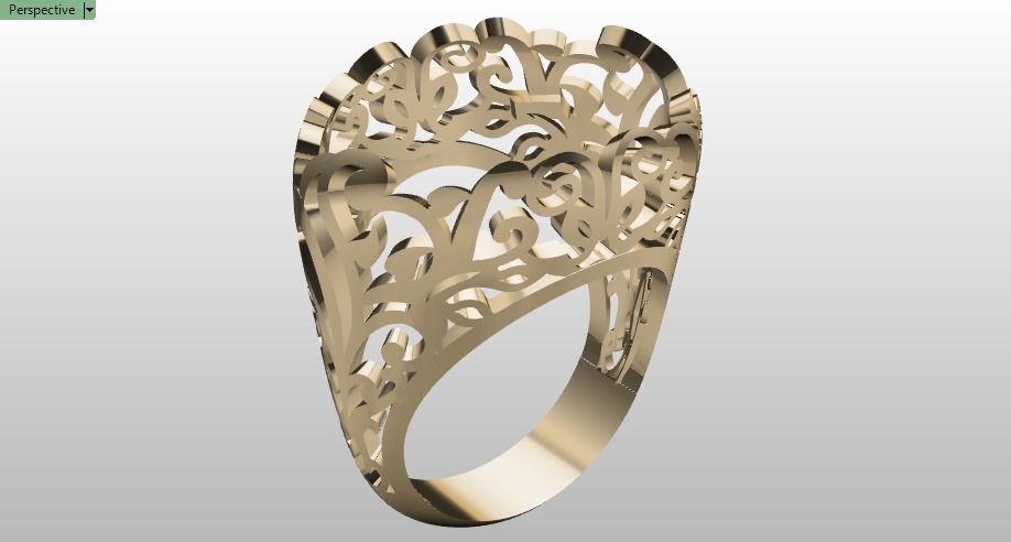 flora ring 08 3D print model_13