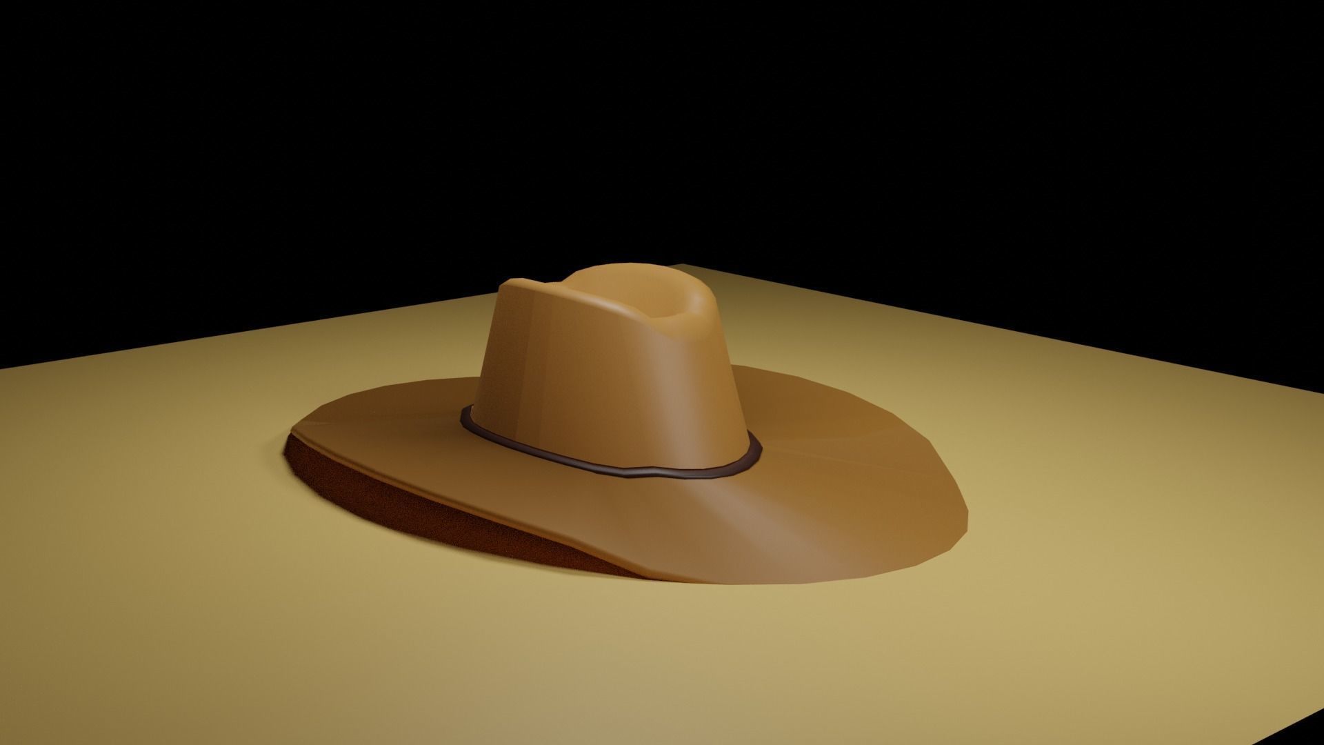 Hats pack Low-poly 3D model_2