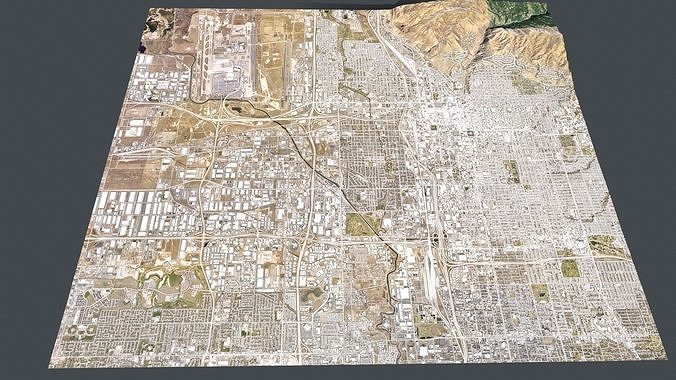 Cityscape Salt Lake City USA 3D model