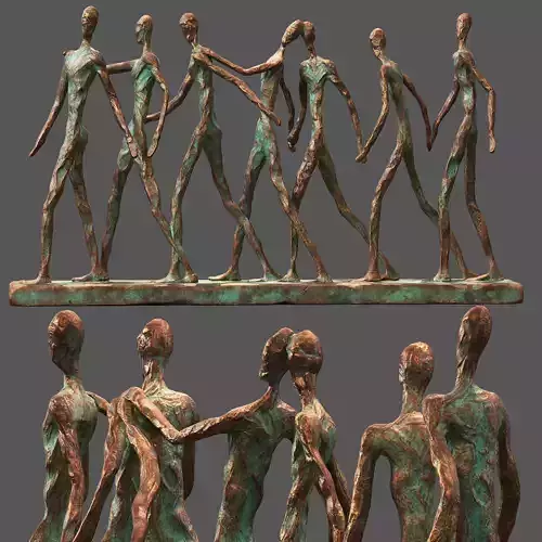 Abstract Family Camaraderie Decorative Showpiece Ornament