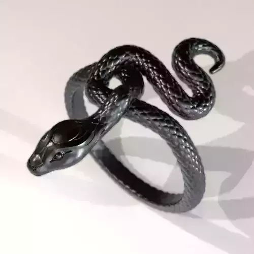 Dark Souls Covetous Silver Serpent Ring 3D print model