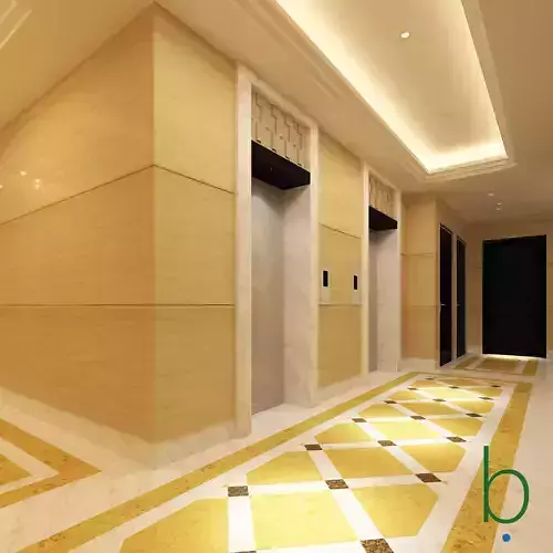 Lobby elevator in hotel