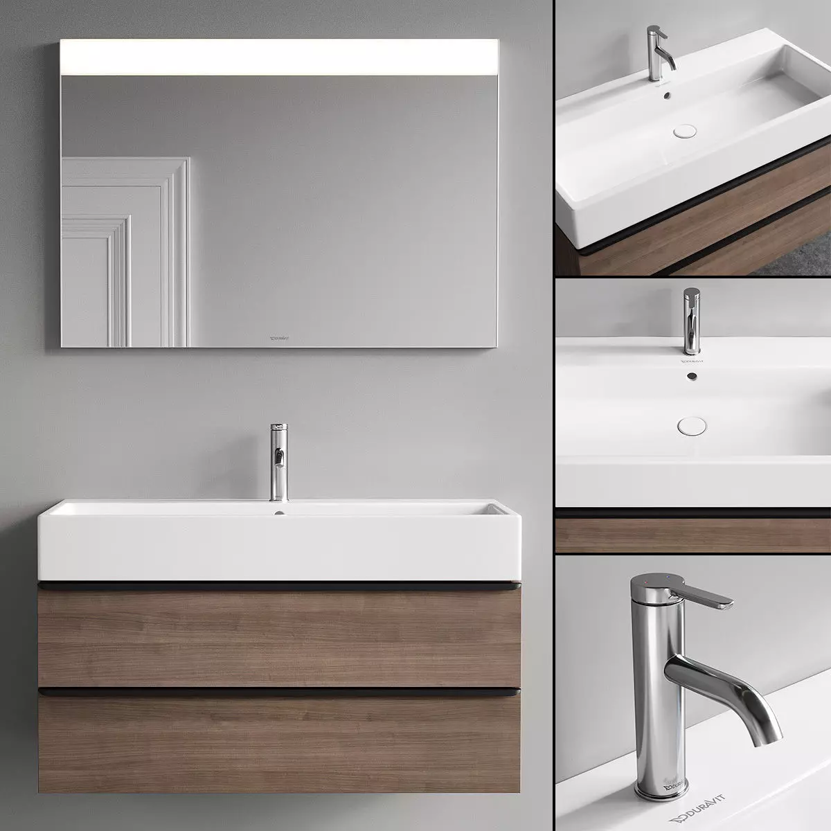 Duravit D-Neo Vanity Unit Set 2 3D model_0