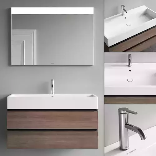 Duravit D-Neo Vanity Unit Set 2 3D model