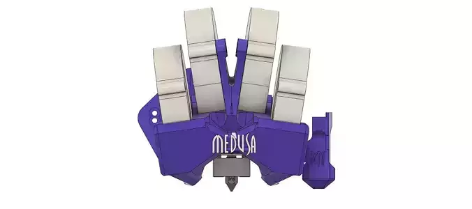 Medusa All 5015 fan duct for Ender 3 and Sunlu S8 3D Printers 3D print model
