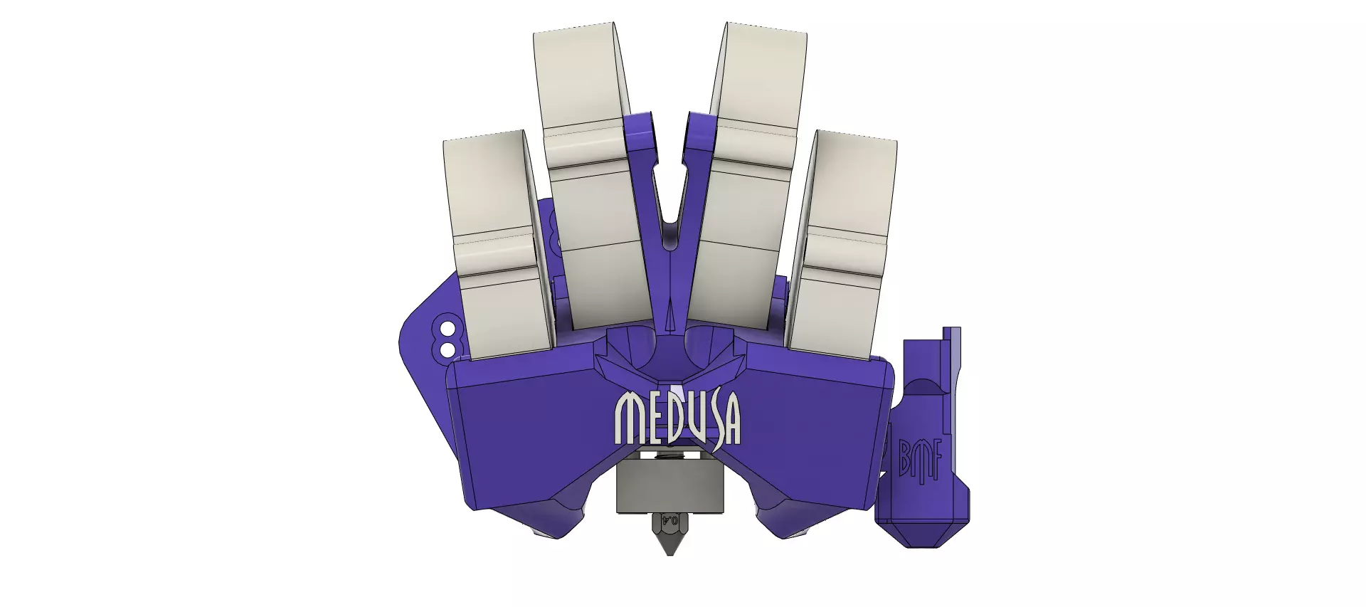 Medusa All 5015 fan duct for Ender 3 and Sunlu S8 3D Printers 3D print model