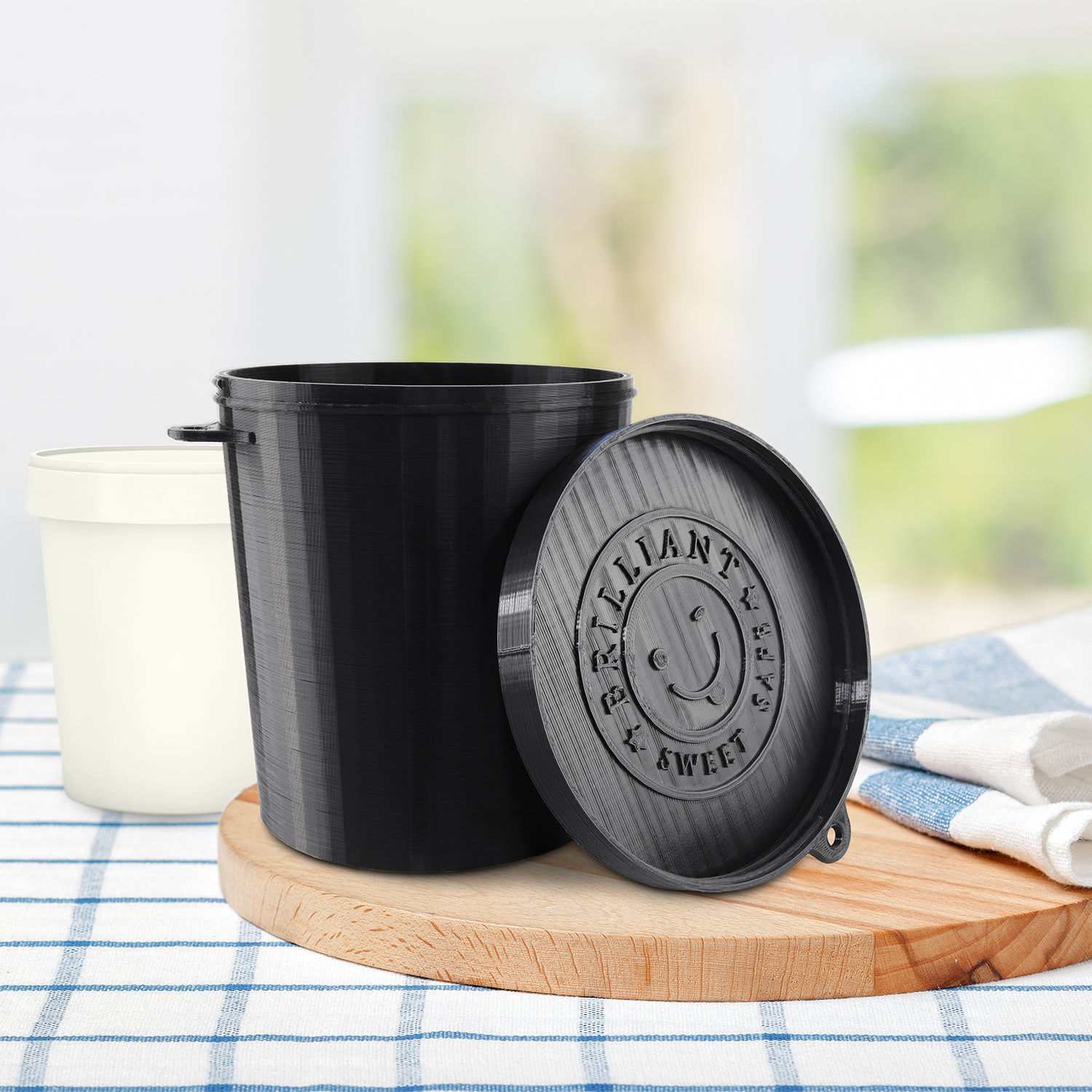 Sweet Safe Pint Ice Cream Combination Lock Safety Container 3D model_4