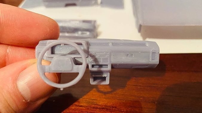 MAZDA B2000 Extended Cab 1986 3D print model 7
