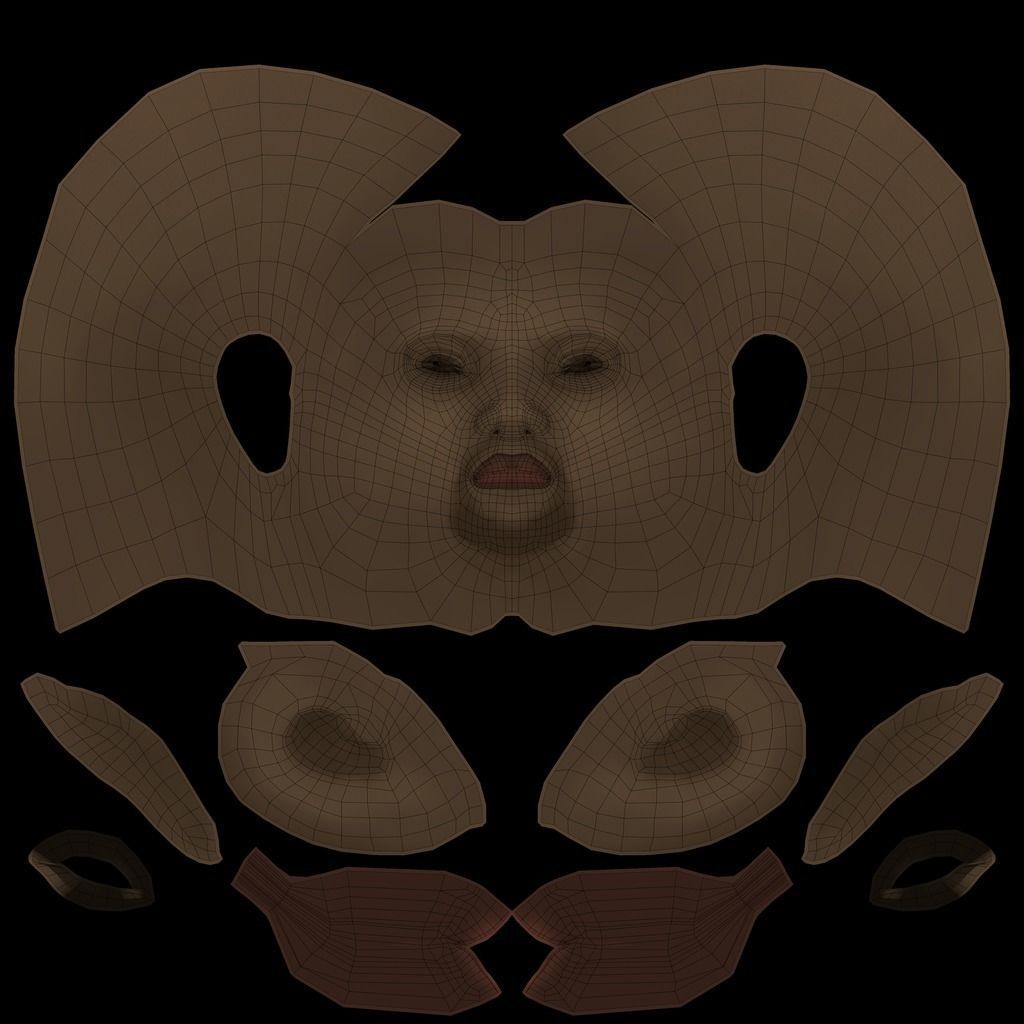 Drake rigged character for animation 3D model_23