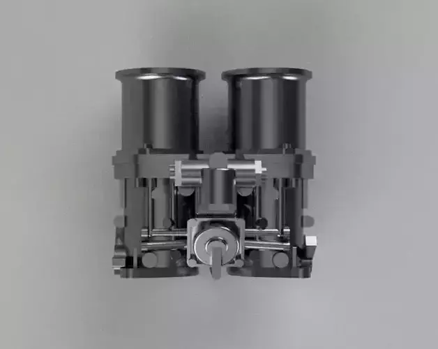 Miniature Carburetor Webber 40 idf - scale 1-8 3D print model