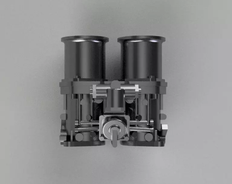 Miniature Carburetor Webber 40 idf - scale 1-8 3D print model_0