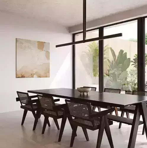Dining room scene modern