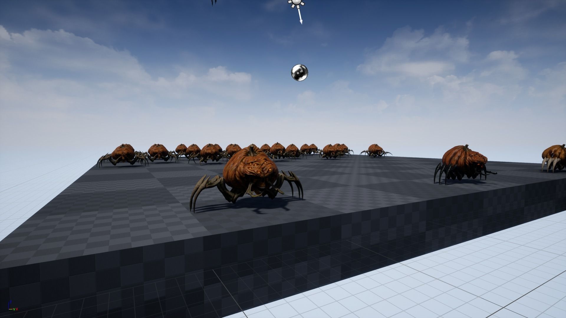 Terrible Pumpkin Low-poly 3D model_20