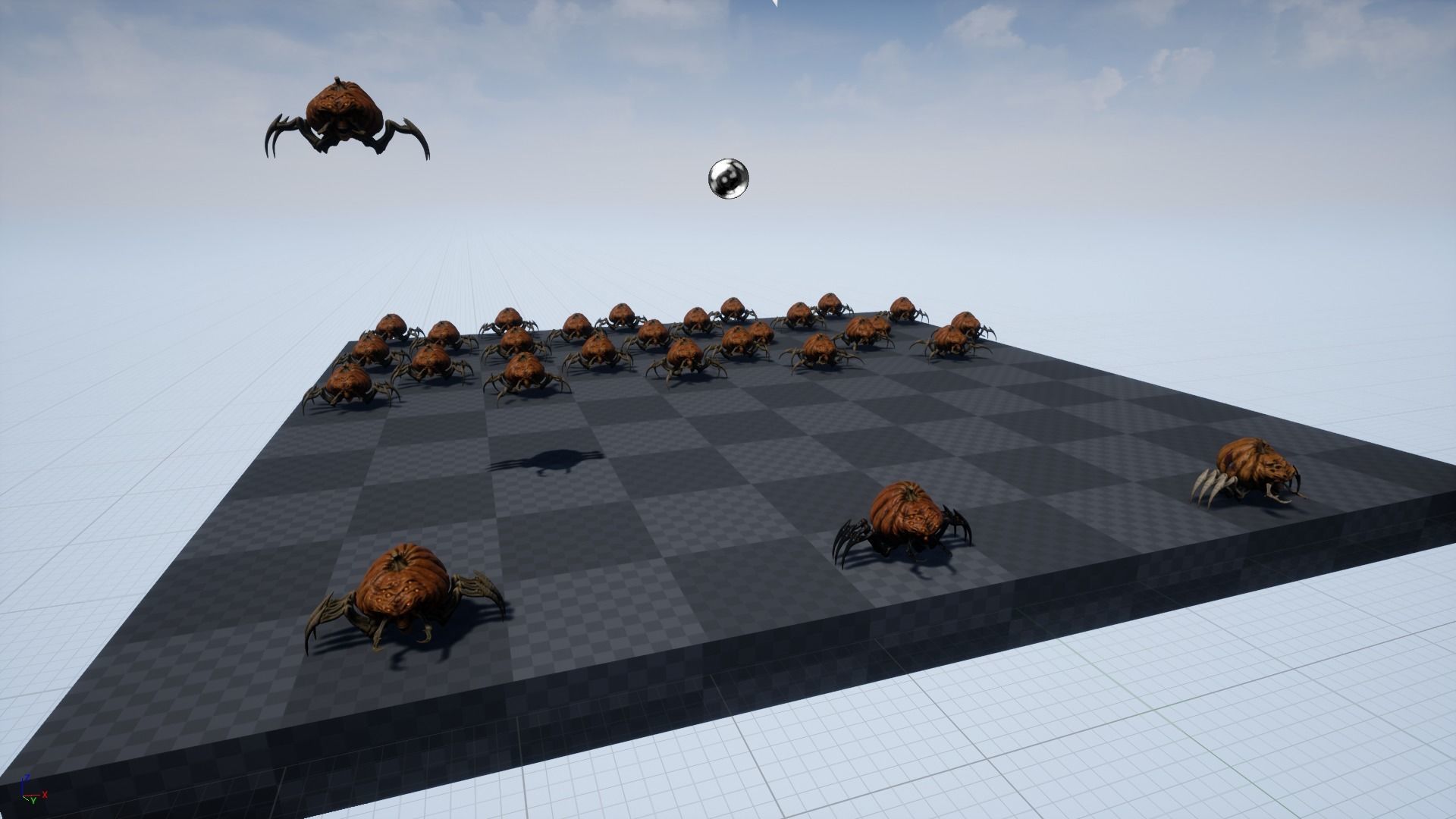 Terrible Pumpkin Low-poly 3D model_21