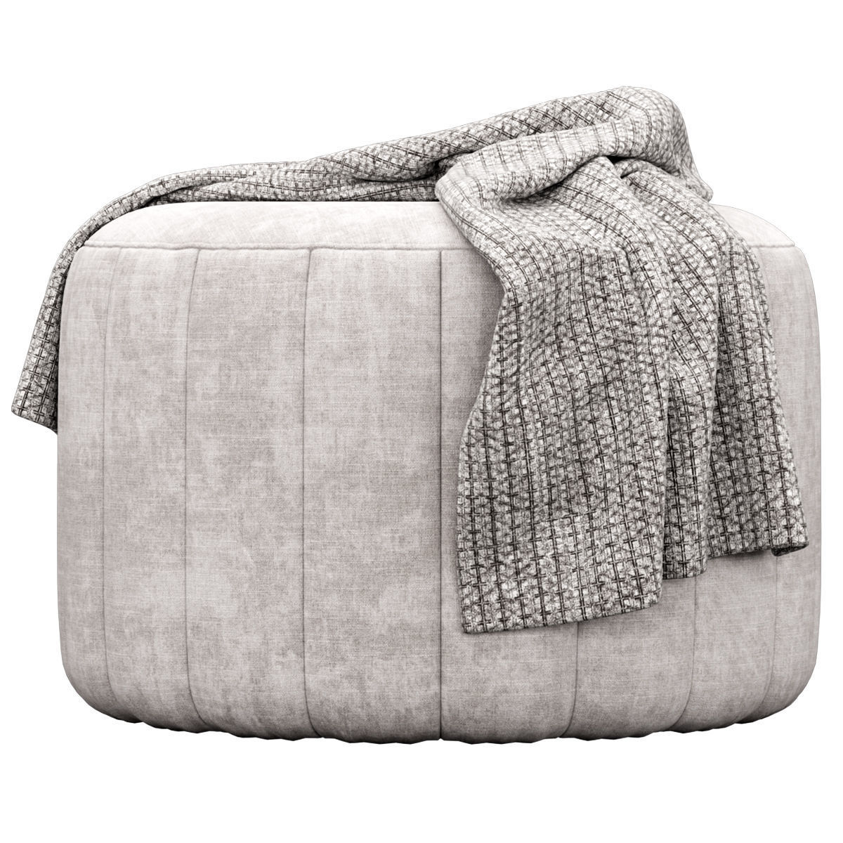 Kensington Ottoman 3D model_3