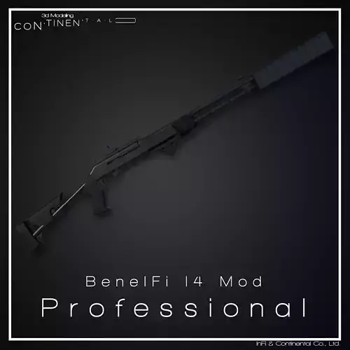 BenelFi I4 Mod Professional 3D model