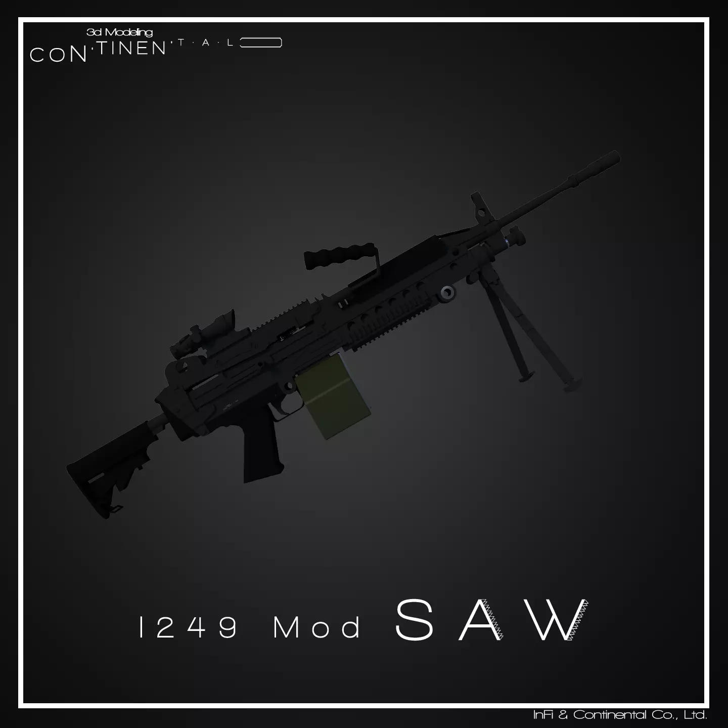 I249 Mod SAW 3D model_0