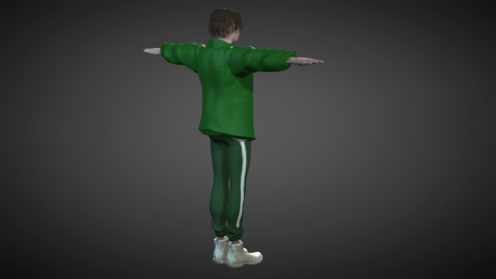 Squid Game Seong Gi hun Low-poly 3D model_4